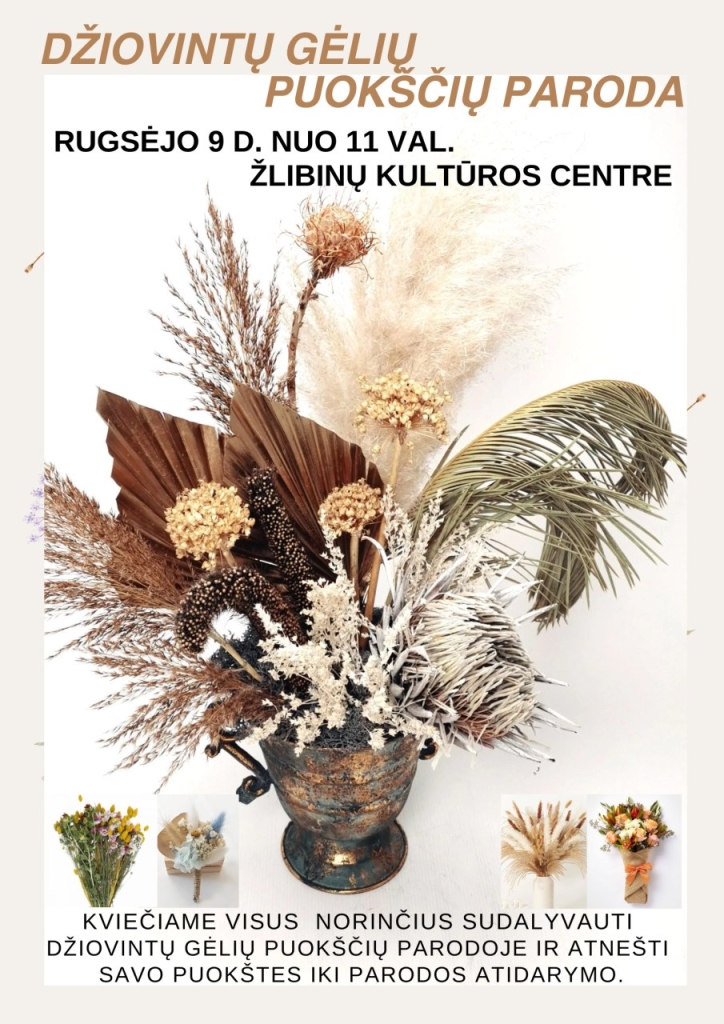 DŽIOVINTŲ PUOKŠČIŲ PARODA