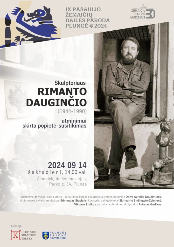 Skulptoriaus RIMANTO DAUGINČIO (1944-1990) atminimui skirta popietė-susitikimas