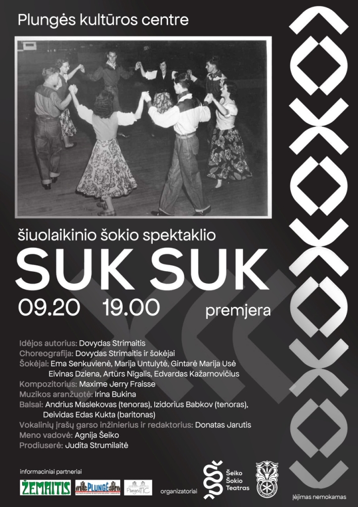 Šokio spektaklio premjera ,,Suk Suk“