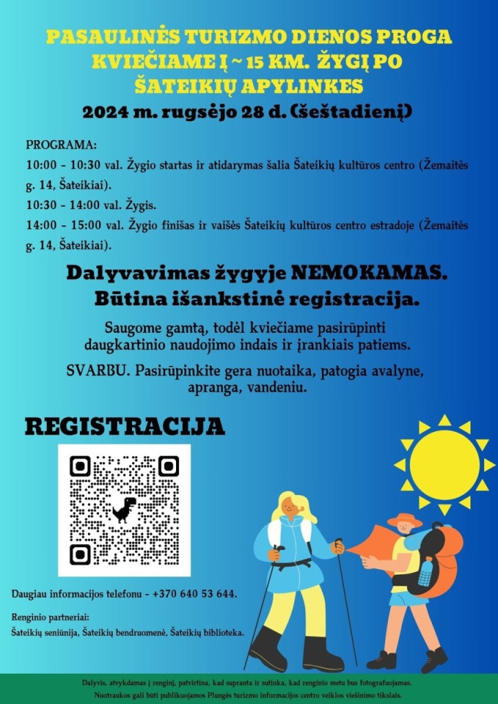 Kvietimas į žygį po Šateikų apylinkes