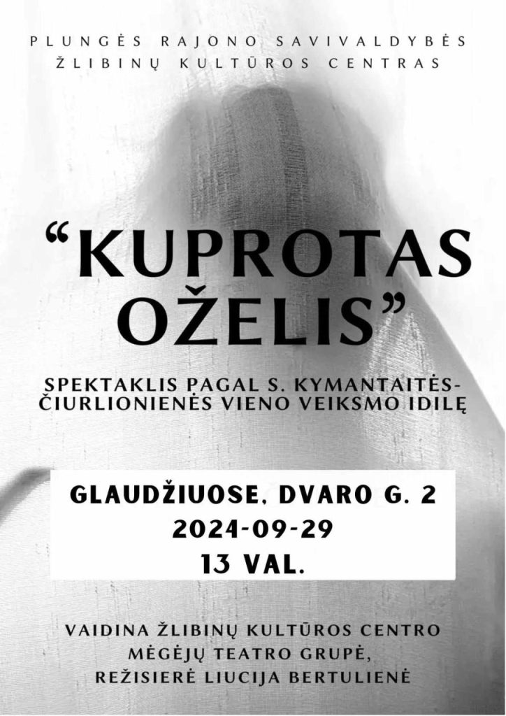 spektaklis Kuprotas oželis Glaudžiuose