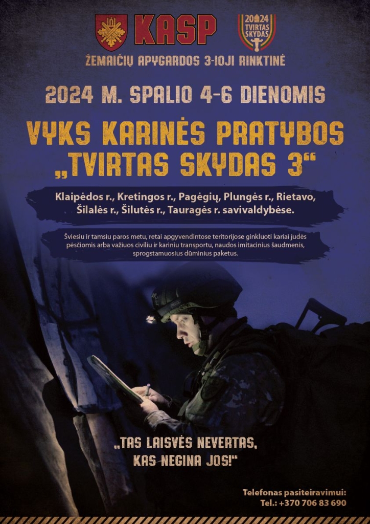 TVIRTAS SKYDAS 3