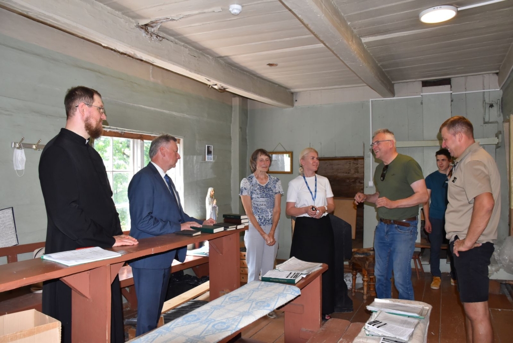 Vargonų apžiūra Kantaučių bažnyčioje