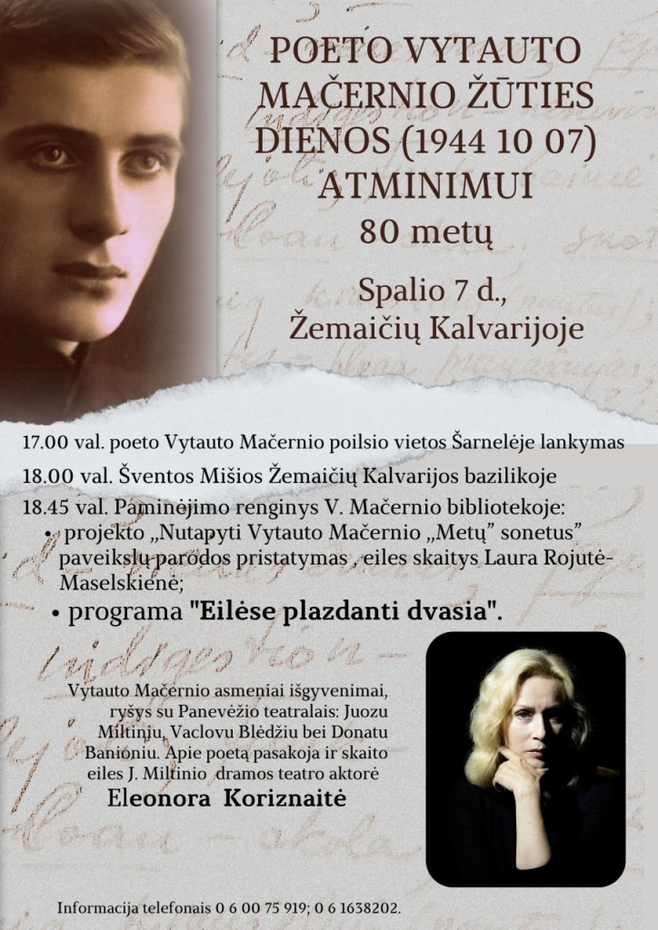 Vytauto Mačernio atminimui