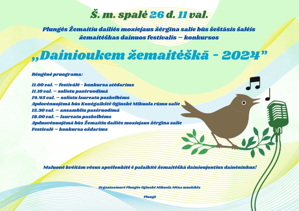 2024-10-26 Dainioukem zemaitėška
