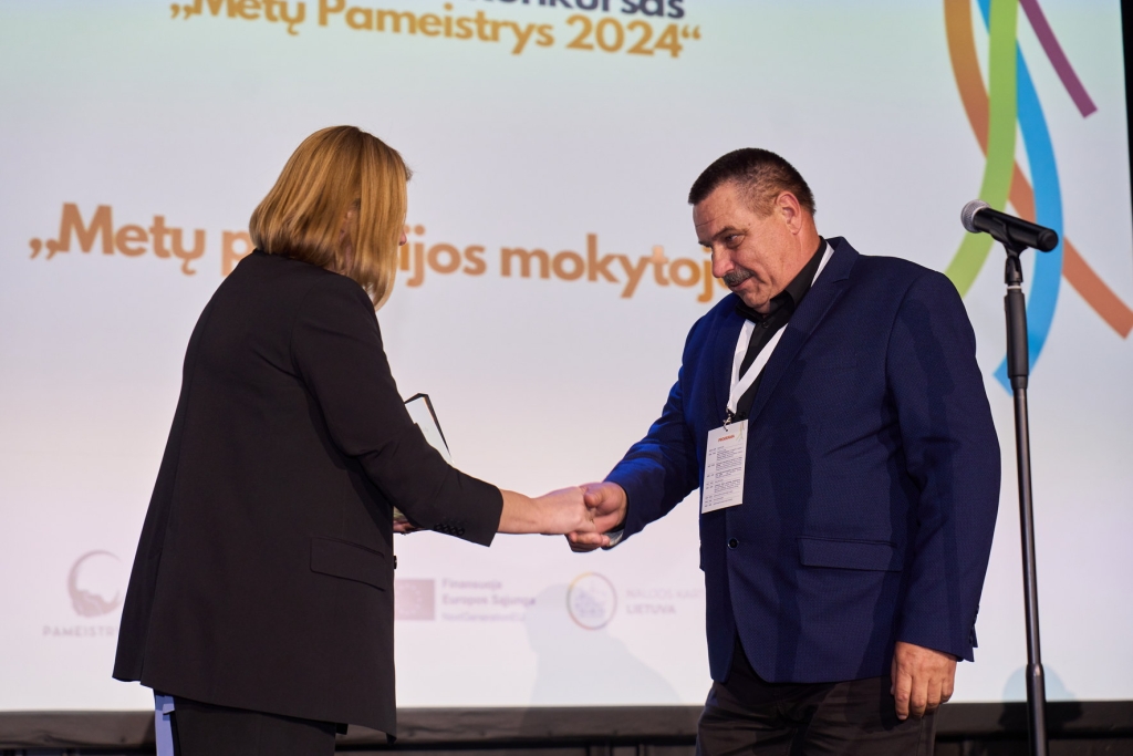 Plungės technologijų ir verslo mokyklos mokytojas Antanas Gedgaudas