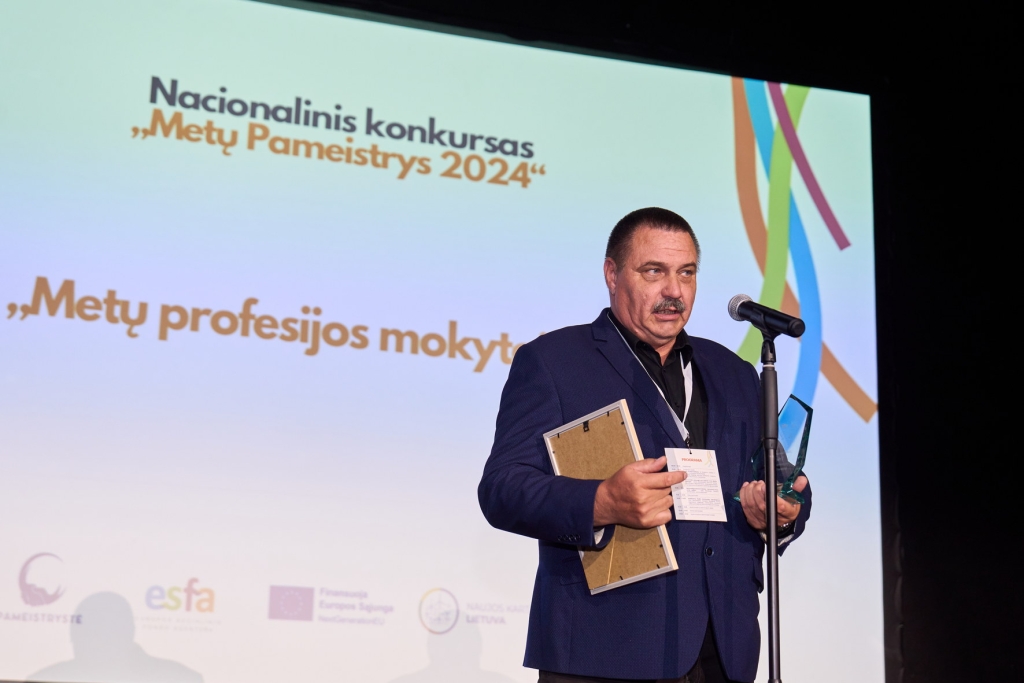 Plungės technologijų ir verslo mokyklos mokytojas Antanas Gedgaudas