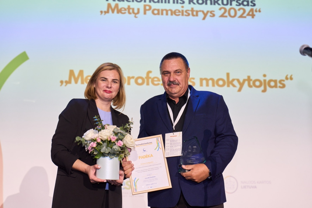 Plungės technologijų ir verslo mokyklos mokytojas Antanas Gedgaudas
