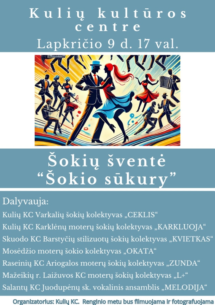 Šokių šventė "Šokio sūkury"