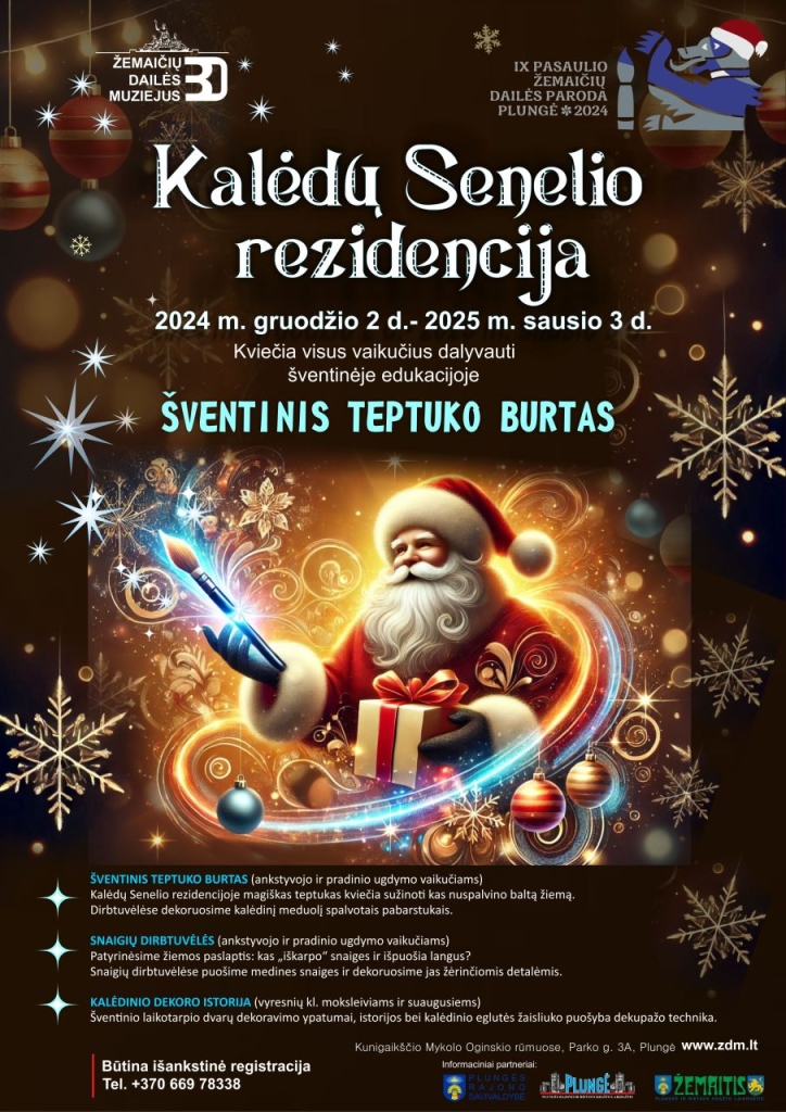 Edukacijos "Šventinis teptuko burtas"
