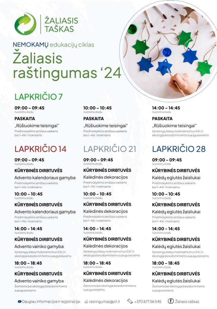 Edukacijos lapkritį