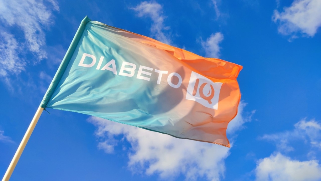 klubo „Diabeto IQ“ vėliava