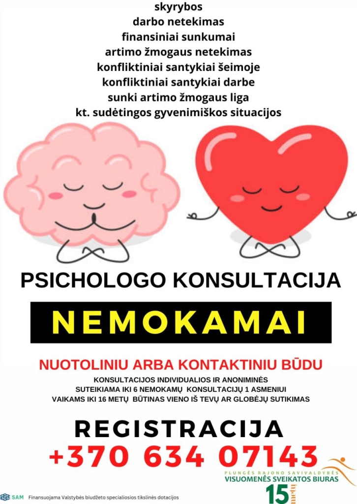 psichologo konsultacija