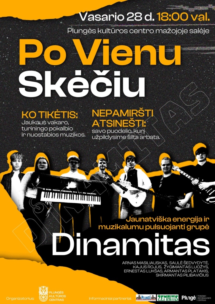 Renginių ciklas ,,Po vienu skėčiu” su grupe ,,Dinamitas“