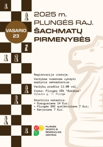 2025 m. Plungės rajono šachmatų pirmenybės