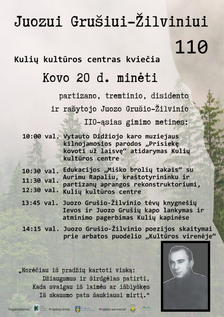 Juozas Grušis-Žilvinius, partizanas, tremtinys, disidentas, rašytojas