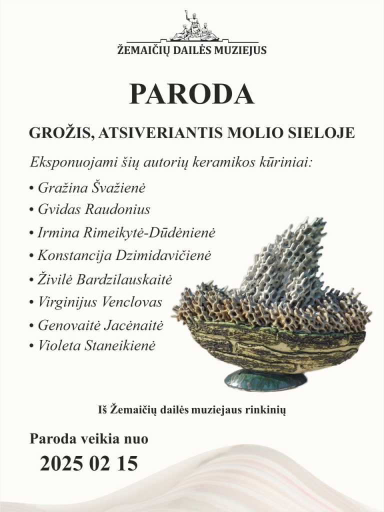 Molio keramikos dirbinys