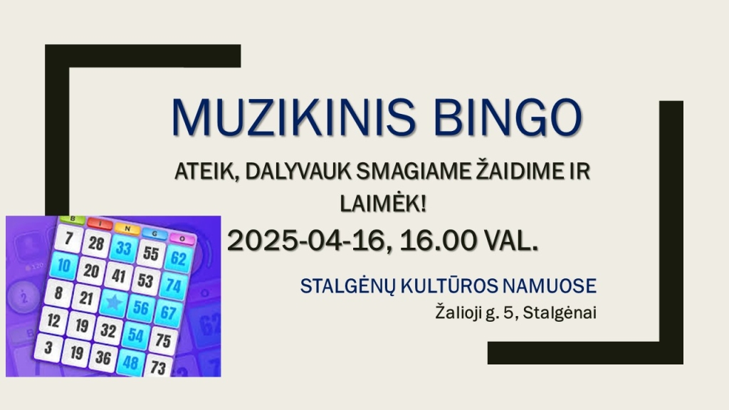 Ateik, dalyvauk, laimėk!