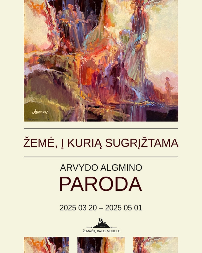 Išeivijos dailininko Arvydo Algmino (1933–2024) kūrybos paroda