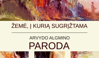 Išeivijos dailininko Arvydo Algmino (1933–2024) kūrybos paroda