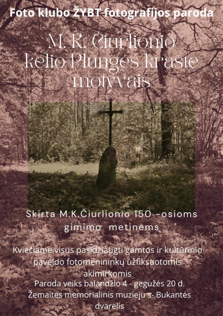 paroda „M. K. Čiurlionio kelio Plungės krašte motyvais“