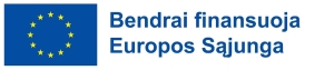Bendrai finansuoja Europos sąjunga Logo
