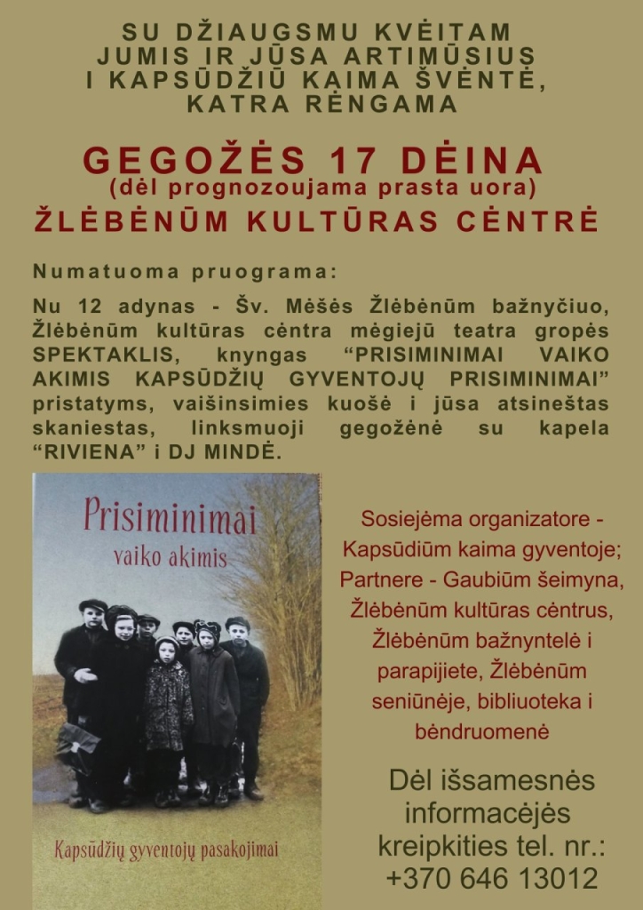 Kapsūdžių kaimo šventė