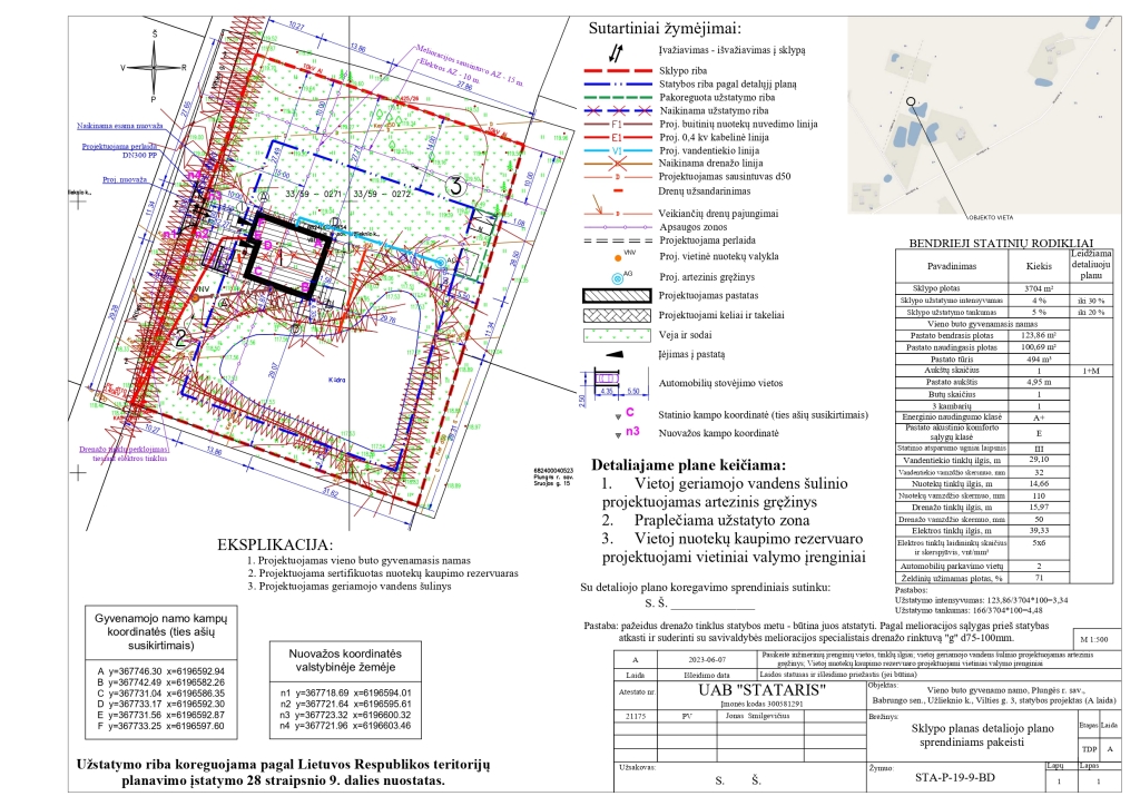 Planuojama teritorija Plungės rajono savivaldybėje, Užlieknių k., Vilties g. 3