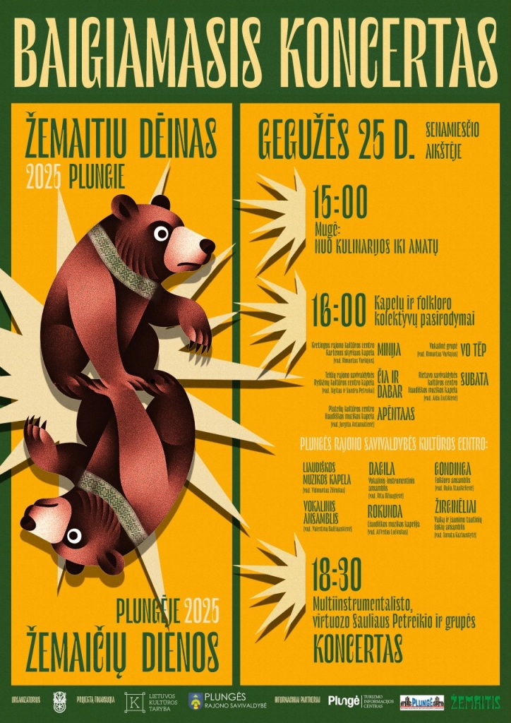 Festivalis „Žemaičių dienos“ 2025 2025-05-25 Baigiamieji renginiai