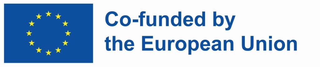Užrašas. Co-funded by the European Union