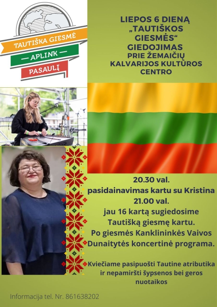 Tautiška giesmė su Kristina. Koncertas
