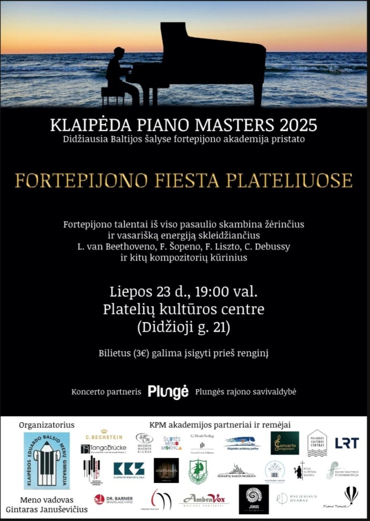 Fortepiono fiesta Plateliuose