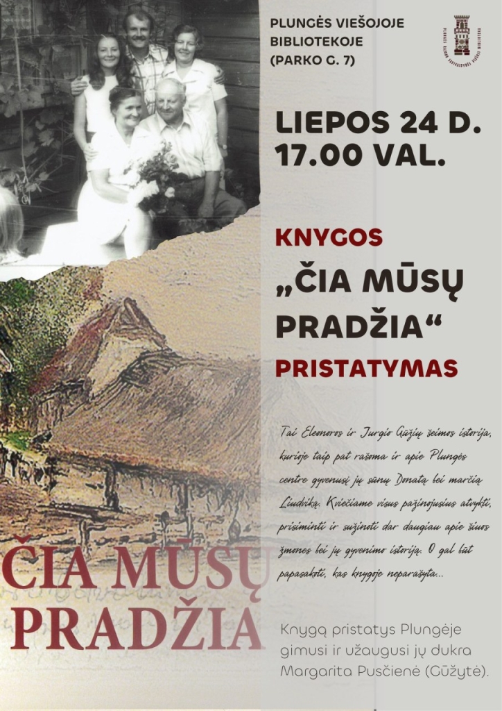 Knygos „Čia mūsų pradžia” pristatymas