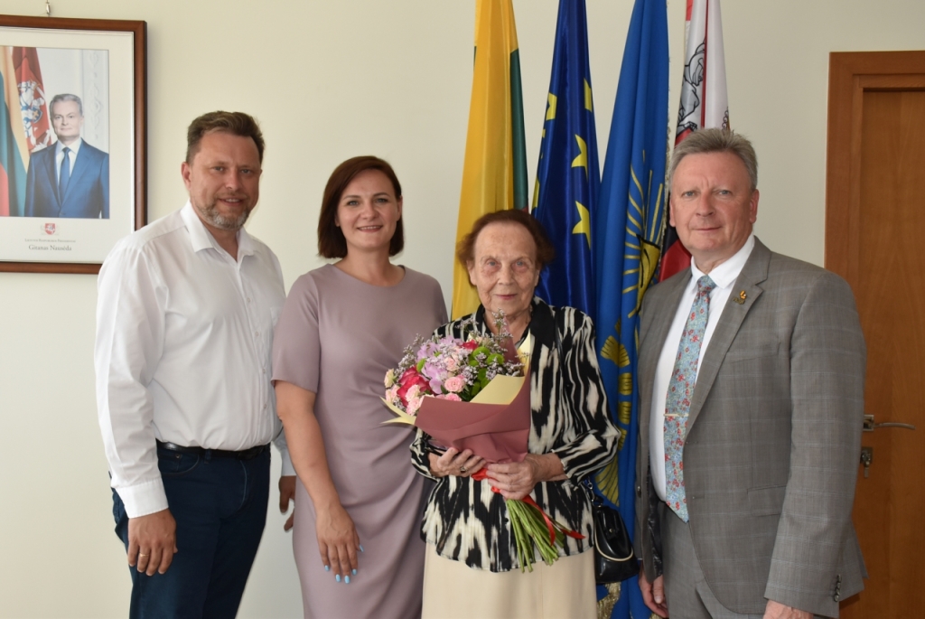 Iš kairės: Žydrūnas Purauskis, Anastasija Bojog, Danutė Ardavičienė, Audrius Klišonis