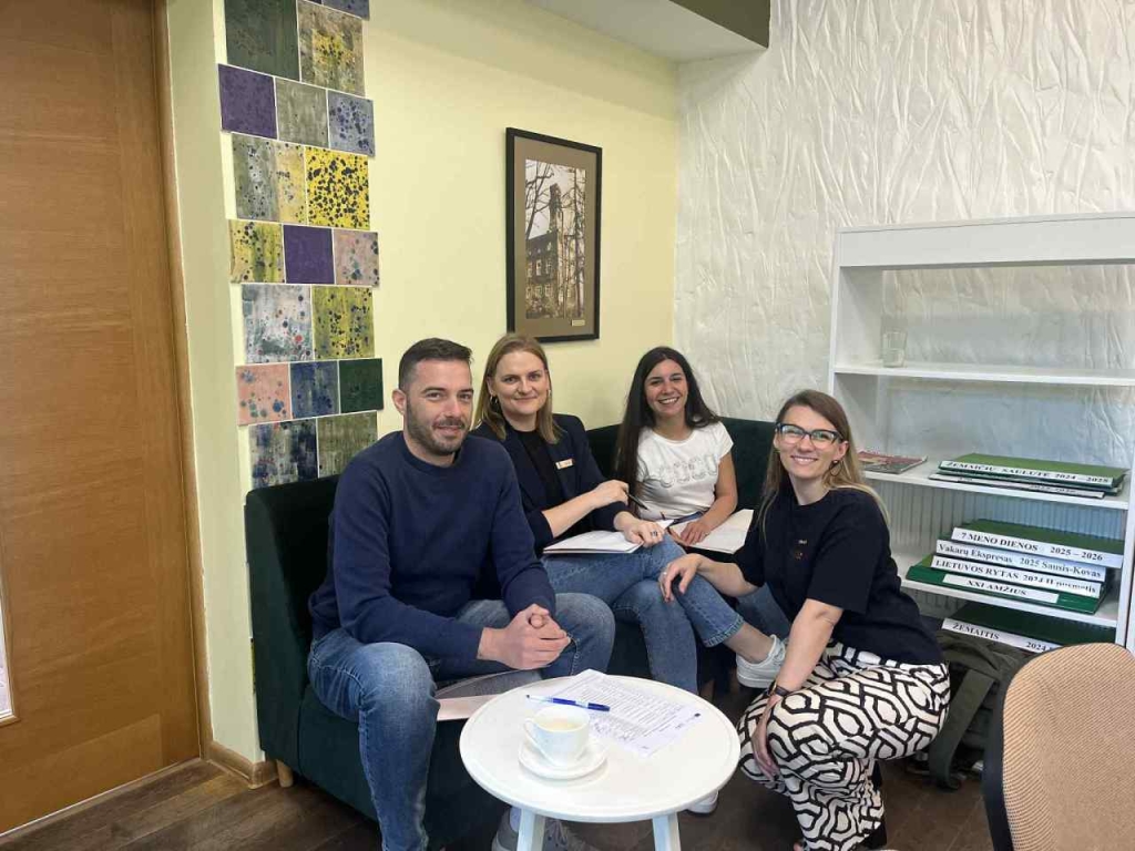 Mokymų stebėtojai iš Italijos