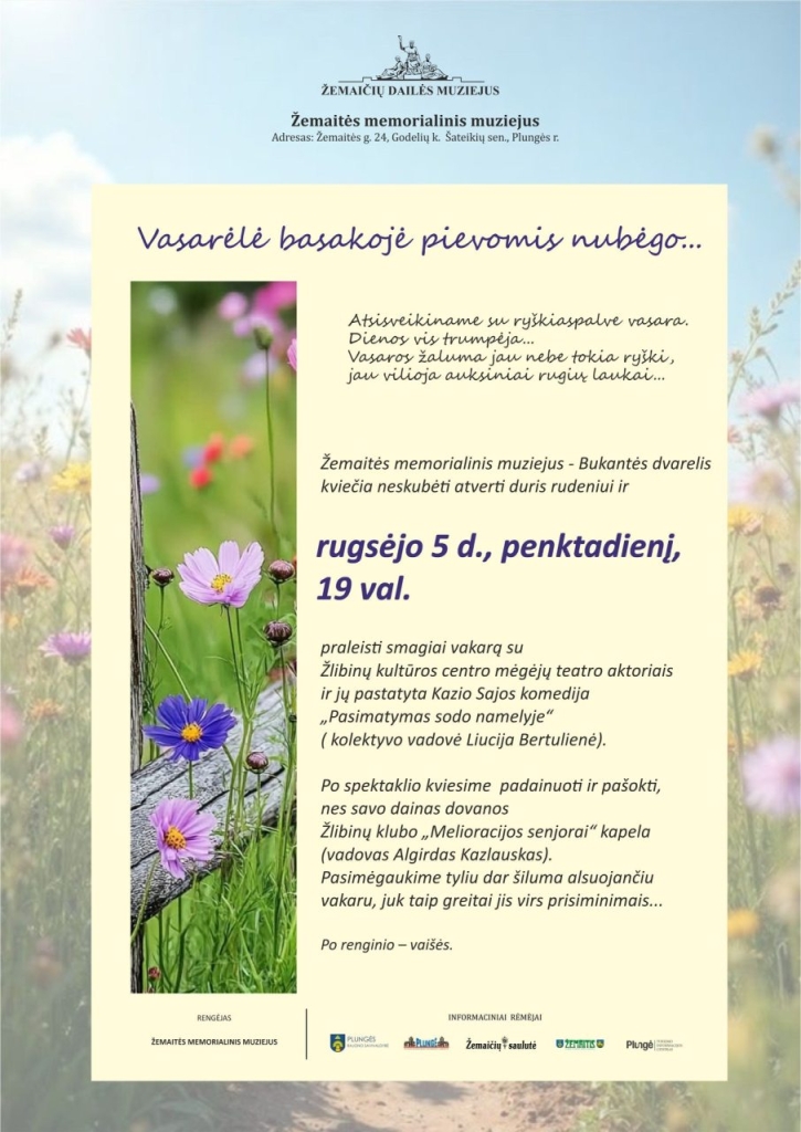 Vasarėlė basakojė pievomis nubėgo...