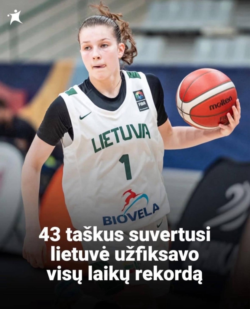 Krepšininkė Danielė Paunksnytė