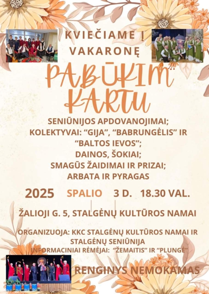 vakaronė "Pabūkim kartu"