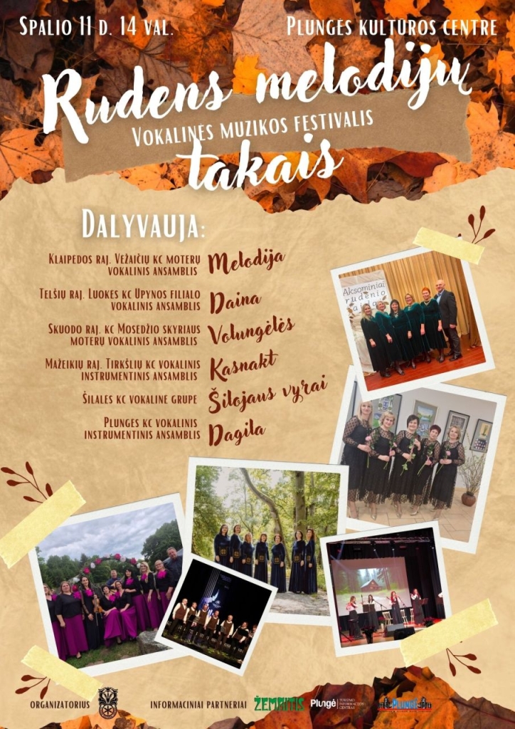 Vokalinės muzikos festivalis ,,Rudens melodijų takais"
