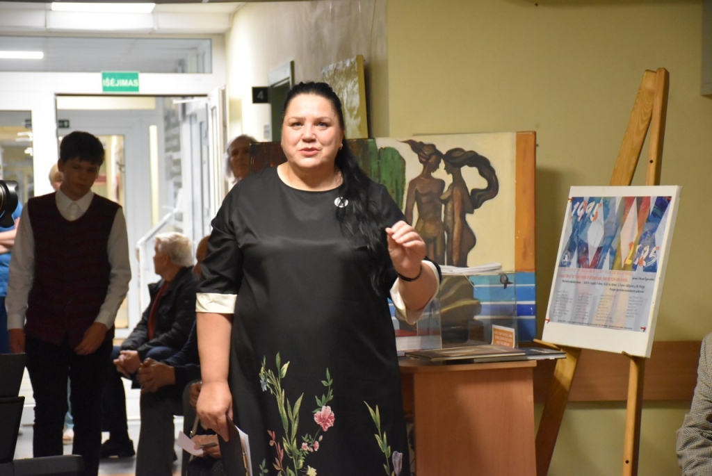 Parodą pristatė asociacijos „Onkologinės ligos draugas“ vadovė Vida Gasauskienė