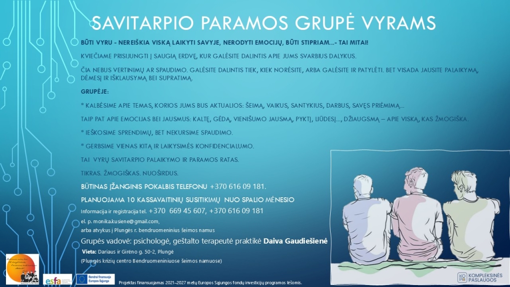 Savitarpio paramos grupė vyrams
