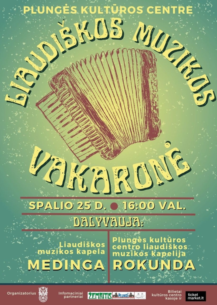 Liaudiškos muzikos vakaronė su armonika