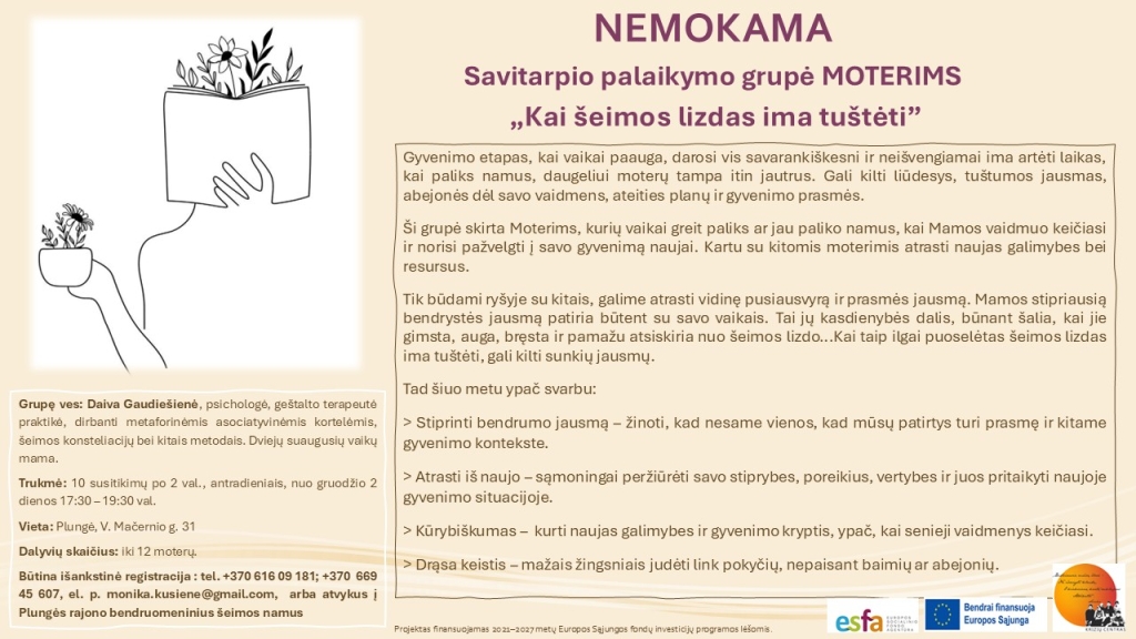 Šeimos lizdas ima tuštėti
