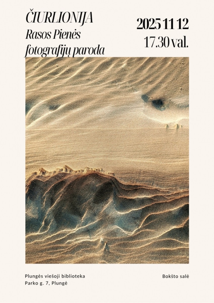 ČIURLIONIJA Rasos Pienės fotografijų parodos atidarymas