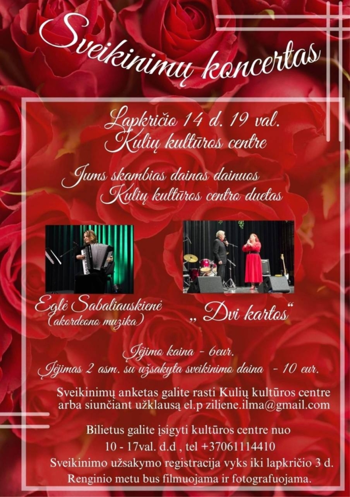 sveikinimų koncertas