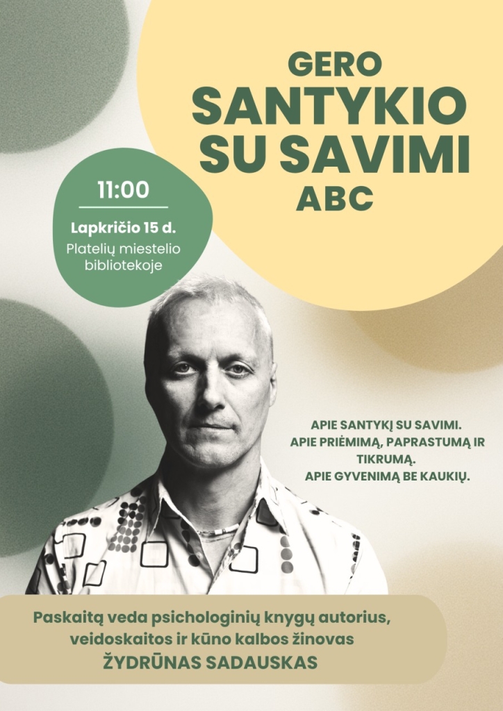 Žydrūnas Sadauskas – psichologinių knygų rašytojas, asmeninių talentų pažinimo metodikų treneris (veidoskaita, kūno kalba, profailingas, kriminalinė psichologija ir kt.).