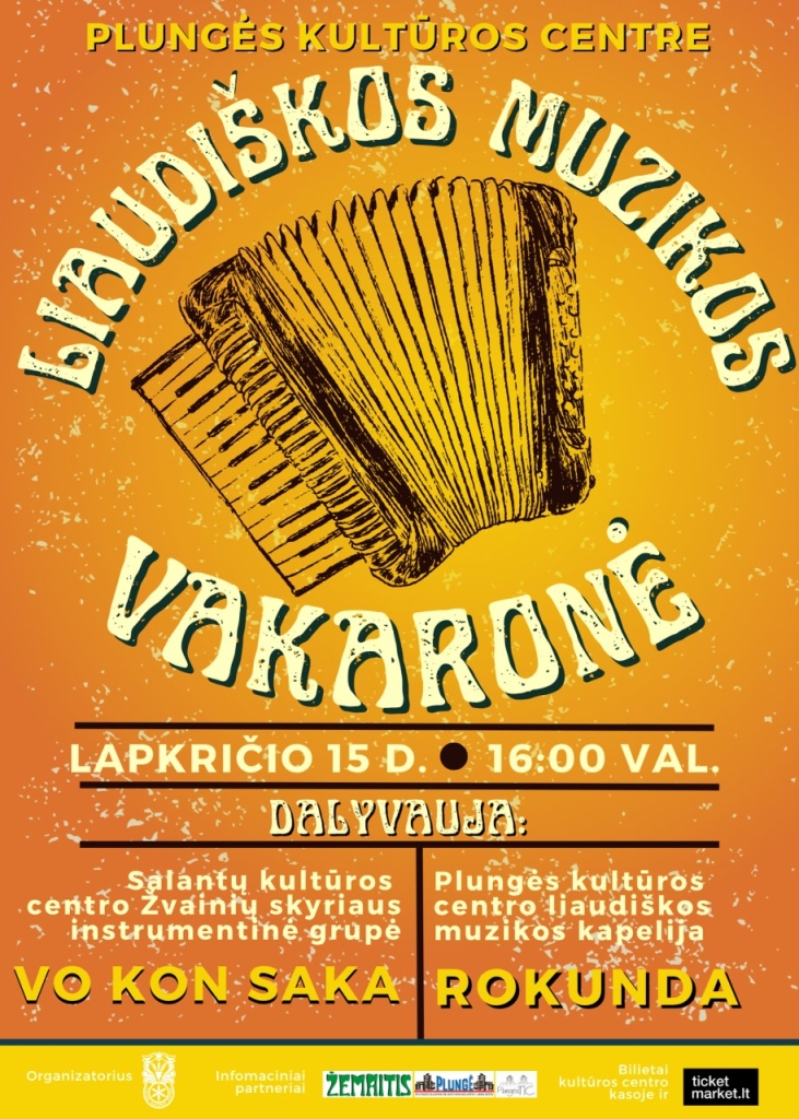 Liaudiškos muzikos vakaronė su armonika