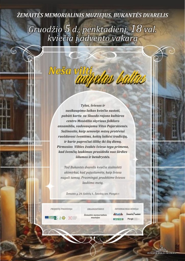 Advento vakaras "Neša viltį angelas baltas"