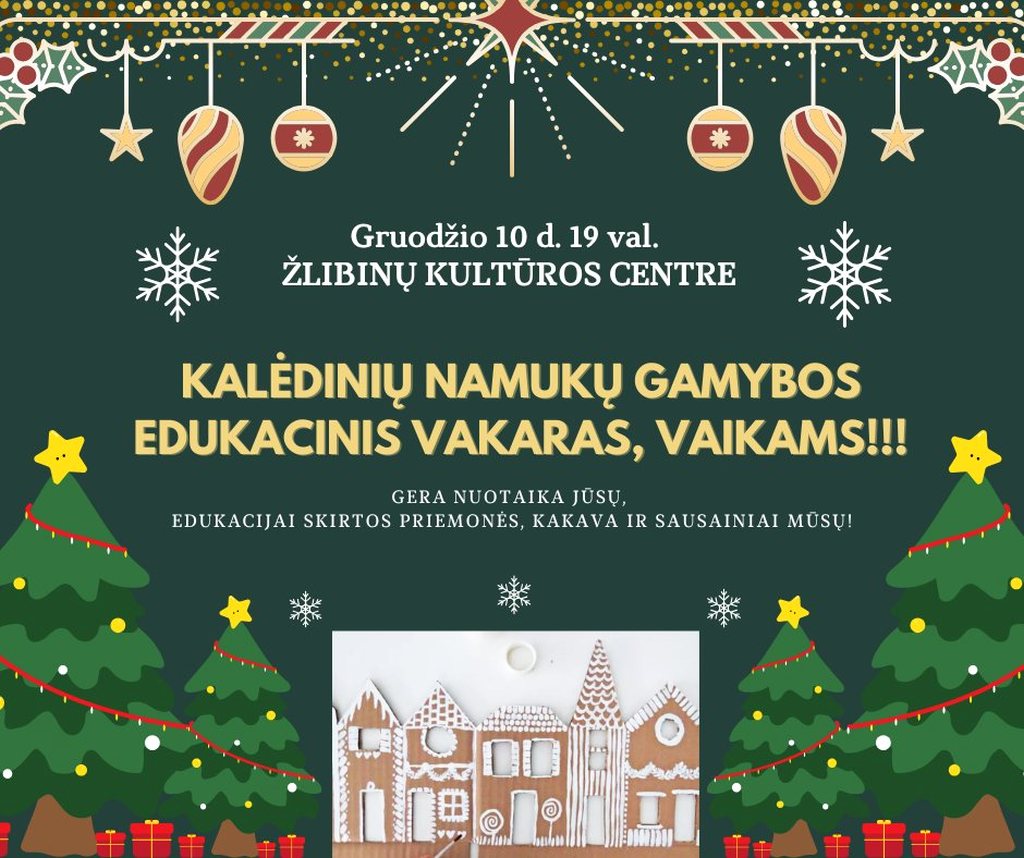 Kalėdiniai (meduoliniai) namukai_