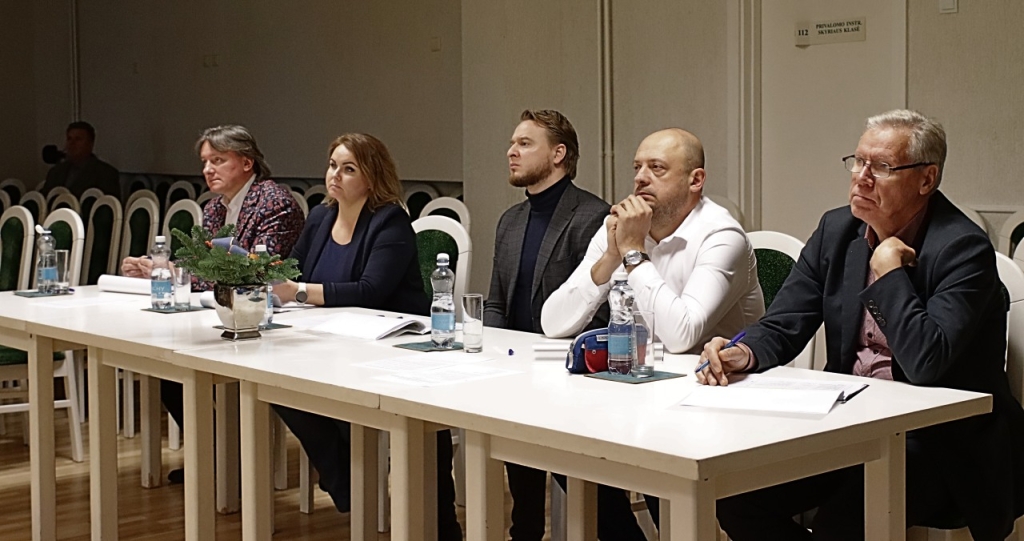 Iš dešinės Gražvydas Raila, Ramunė Jašinskaitė, Linas Rūpšlauskis, Viačėslav Krasnapiorov ir Antanas Milerius